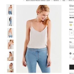 Urban Outffiters satin slip cami top